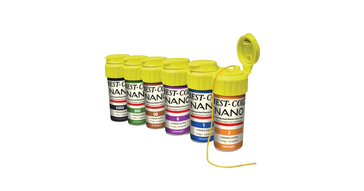 Impregnated retraction cord BESTCORD NANO Impregnated retraction cord